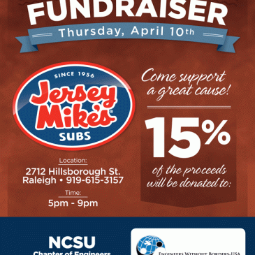 Jersey Mike’s Fundraiser (Apr. 10)